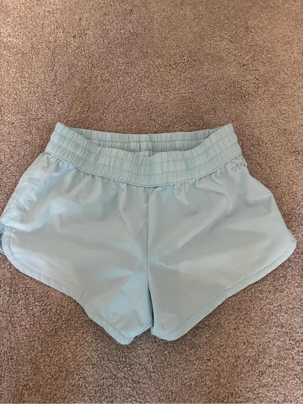 Light Blue Women's Athletic Shorts size 2XS 
worn few times perfect condition
